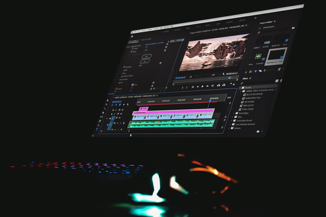 cinematic film editing